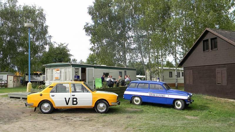 Hotel Mobilni Dum U Goldy Česká Skalice Exterior foto